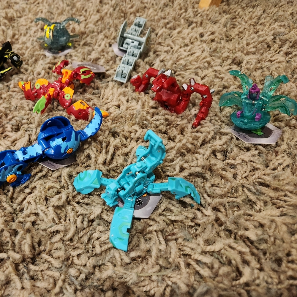 Bakugan toys and cards